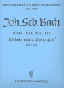 Ich habe meine Zuversicht Kantate Nr.188 BWV188 Partitur (dt)