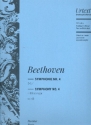 Sinfonie B-Dur Nr.4 op.60 fr Orchester Partitur