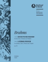 Ein Deutsches Requiem op.45 fr Soli, gem Chor, 2 Klaviere und Pauken Partitur mit Paukenstimme