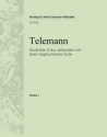 Ouvertre D-Dur verbunden mit einer tragikomischen Suite fr 3 Trompeten, Pauken, Streichorchester und Bc (Cembalo) Violine 1 (Oboe 1)