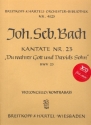 Du wahrer Gott und Davids Sohn Kantate Nr.23 BWV23 Violoncello / Kontrabass