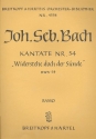 Widerstehe doch der Snde Kantate Nr.54 BWV54 Violoncello / Kontrabass