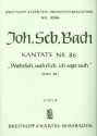 Wahrlich wahrlich ich sage euch Kantate Nr.86 BWV86 Viola