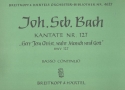 Herr Jesu Christ wahr' Mensch und Gott Kantate Nr.127 BWV127 Basso continuo/Orgel