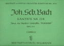 Tnet ihr Pauken erschallet Trompeten Kantate Nr.214 BWV214 Cembalo