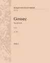 Gossec, Francois-Joseph Symphonie B-dur op. 6/6 fr Streichorchester Violine 2