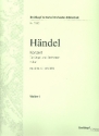 Konzert F-Dur op.4,5 HWV293 fr Orgel und Orchester Violine 1