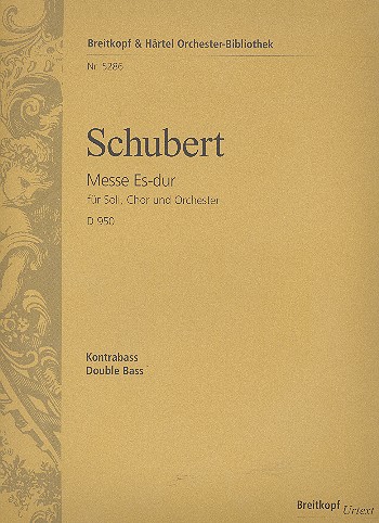 Messe Es-Dur D950 fr Soli, Chor und Orchester Kontrabass