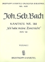 Ich habe meine Zuversicht Kantate Nr.188 BWV188 Violine 1