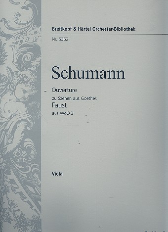 Ouvertre zu Szenen aus Goethes Faust WoO3 fr Orchester Viola