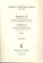 Gottlob nun geht das Jahr zu Ende - Kantate Nr.28 BWV28 fr Soli, gem Chor und Orchester Chorpartitur