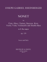 Nonett Es-Dur op.139 fr Flte, Oboe, Klarinette, fagott, Horn, Violine, Viola, Violoncello Partitur und Stimmen