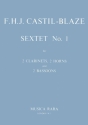 Castil Blaze, Francois H.J. Sextett Nr. 1 fr Blser-Sextett