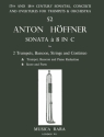 Sonata  8 in C for 2 trumpets, bassoon, strings and Bc piano reduction