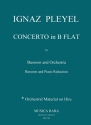 Concerto in B Flat for Bassoon and Orchestra for bassoon and piano