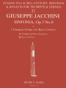 Jacchini, Giuseppe Sinfonia in D op. 5 Nr. 8 fr Trompete, Streicher und Bc Stimmen