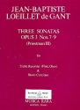 Zwlf Sonaten op.3 Band 3 (Nr.7-9) fr Altblockflte (Flte, Oboe) und Bc