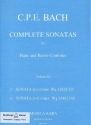 Complete Sonatas vol.3 for flute and bc