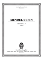 Mendelssohn-Bartholdy, Sinfonia VI fr Streichorchester Violine 1