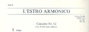 Konzert E-Dur L'Estro Armonico op.3,12 RV265 fr Violine, Streicher und Bc Viola 2