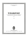 Tschaikowsky, Pjotr Iljitsch, Variationen ber ein Rokoko-Thema op. 33 fr Orchester Viola