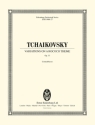 Tschaikowsky, Pjotr Iljitsch, Variationen ber ein Rokoko-Thema op. 33 fr Orchester Kontrabass