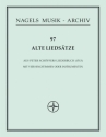 [Hrsg:] Gerhardt, Carl Alte Liedstze aus Peter Schffers Liederbuch von 1513 -12 Stze fr v