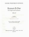 Konzert B-Dur op.7/1 HWV306 fr Orgel (Cembalo) und Orchester Cembalo/Orgel/Basso continuo