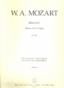 Missa brevis C-Dur KV258 fr Soli (SATB), Chor und Orchester Orgel