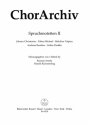 :Spruchmotetten, Heft 2 5 Kompositionen des 16. und 17. Jahrhunderts zum Stephanstag, Altjahre Chorpartitur, Sammelband GemCh