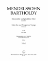 Mendelssohn Bartholdy, Felix Meeresstille und glckliche Fahrt Ouvertre Stimme(n), Urtextausgabe V1