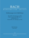 Frhfassungen zur h-Moll-Messe fr Soli, gem Chor und orchester Klavierauszug (lat)