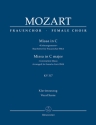 Missa C-Dur KV317 fr Soli, Frauenchor und Orchester Klavierauszug