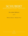 Die schne Mllerin op.25 D795 fr Gesang (mittel) und Klavier praktische Ausgabe