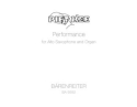 Performance - Spielpartitur(en), Stimme(n) Sax-A/Org