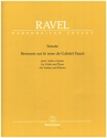 Sonate  und  Berceuse sur le nom de Faur fr Violine und Klavier