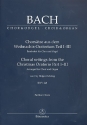 Chorstze aus dem Weihnachtsoratorium BWV248 Teil 1-3 fr gem Chor und Orgel Partitur (dt/en)