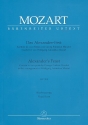 Das Alexander-Fest (Bearbeitung KV591 von Mozart) fr Soli, gem Chor und Orchester Klavierauszug (dt)