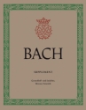 Bach, J.S., Comments on basso continuo and harmony, counterpoint studi  Complete edition, Facsimile, Anthology, Urtext edition