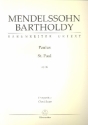 Paulus op.36 fr Soli, gem Chor und Orchester Chorpartitur (dt/en)