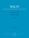 Johannes-Passion BWV245 fr Soli, Chor und Orchester Partitur,  broschiert