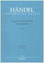 Song for St. Cecilia?s Day HWV76 (Ccilienode) fr Soli, gem Chor und Orchester Klavierauszug