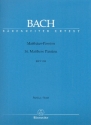 Matthus-Passion BWV244 fr Soli, gem Chor und Orchester Partitur,  broschiert