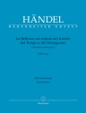 La Bellezza ravveduta nel trionfo del Tempo e del Disinganno HWV46a fr Soli und Orchester Klavierauszug