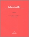 Requiem KV626 (Neuvervollstndigung) fr Soli, gem Chor und Orchester Partitur