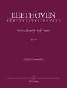 Beethoven, Ludwig van, Streichquartett F-Dur op. 135  Kritischer Bericht