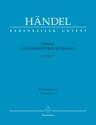 Passion nach Barthold Heinrich Brockes HWV48 fr Soli, gem Chor und Orchester Klavierauszug vokal
