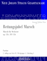 Strau (Sohn), Johann, Rettungsjubel Marsch op. 126 RV 126 Orchester Partitur und Kritischer Bericht