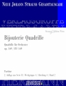 Strau (Sohn), Johann, Bijouterie Quadrille op. 169 RV 169 Orchester Partitur und Kritischer Bericht