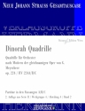 Strau (Sohn), Johann, Dinorah Quadrille op. 224 RV 224A/B/C Orchester Partitur und Kritischer Bericht